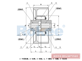 LXZ/HLL Flexible Pin Coupling,Crown Pin Coupling Function