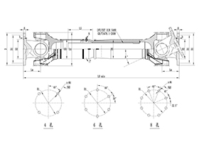 ROWS-BH Cardan Shaft,Cardan Shaft Coupling Customized