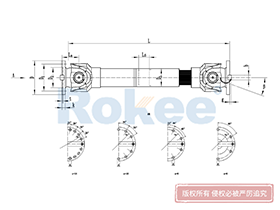 SWC-BH Universal Coupling,Cardan Shaft Coupling Customized