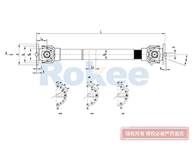 SWC-CH Uuniversal Coupling,Cardan Shaft Coupling Customized