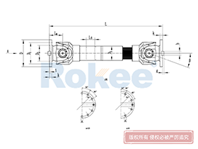 SWC-DH Universal Coupling,Cardan Shaft Coupling Customized