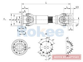SWP-B Universal Coupling,Cardan Shaft Coupling Customized