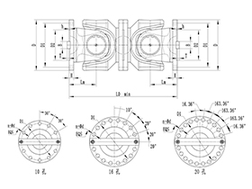 ROWH-WD Cardan Shaft,Cardan Shaft Coupling Customized