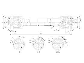 ROWM-BH Cardan Shaft,Cardan Shaft Coupling Customized