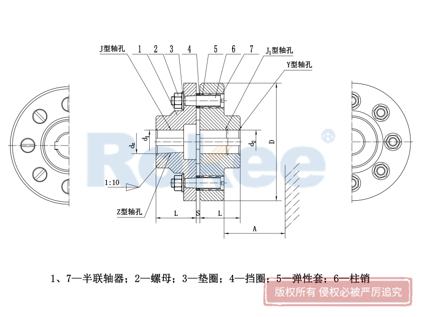 衢州TL联轴器,衢州TL弹性套柱销联轴器,衢州TL弹性柱销联轴器,衢州TL弹性联轴器,衢州TL柱销联轴器