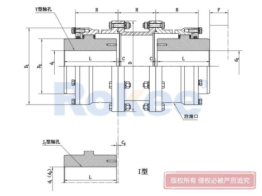 晋中WGT联轴器,晋中WGT齿式联轴器,晋中WGT鼓形齿联轴器,晋中WGT鼓形齿式联轴器