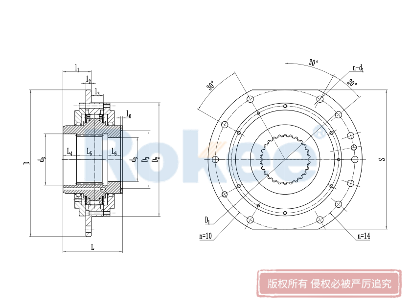 樟树WJ联轴器,樟树WJ卷筒联轴器